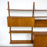 Système mural en teck par Sven Ellekaer pour Albert Hansen, années 1960