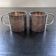 Paire de tasses en argent ciselées