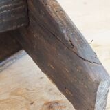 Old farm stool, artisanal and rustic