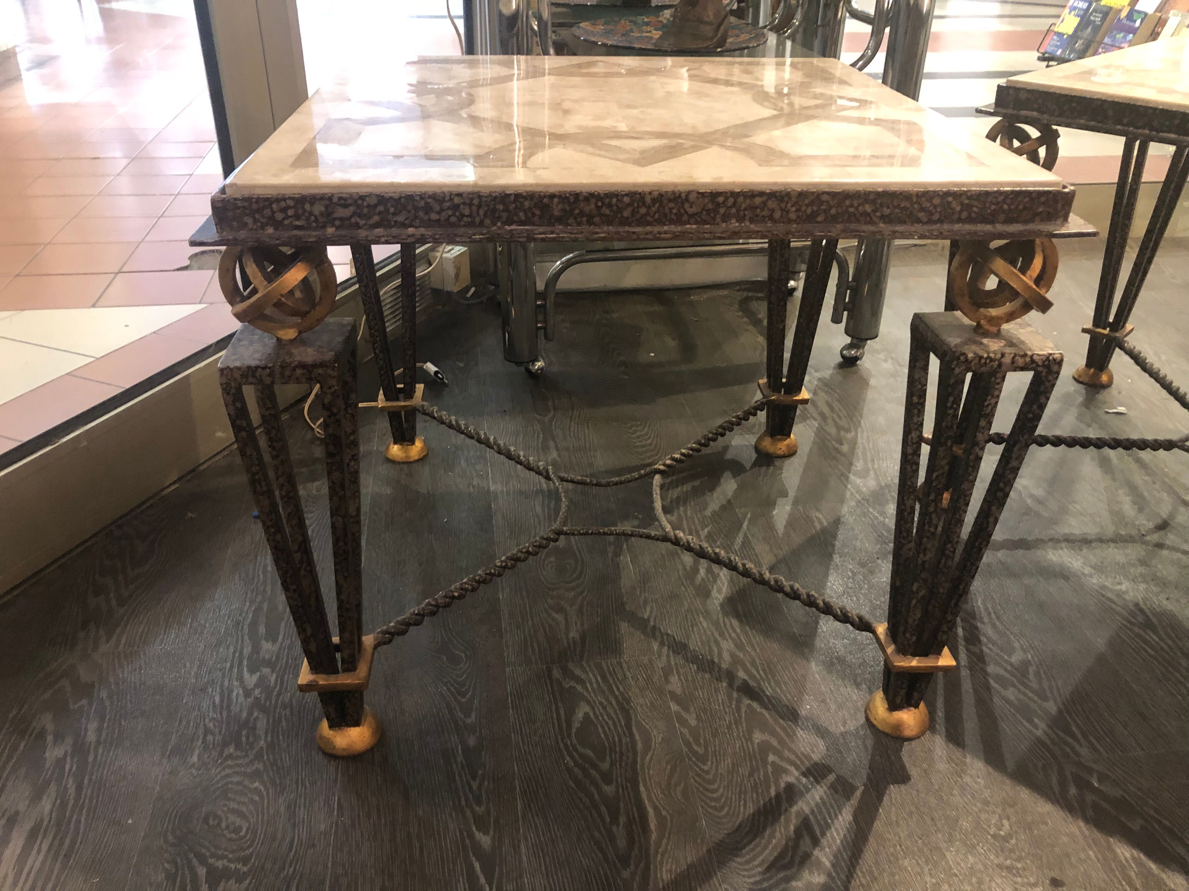 Pair of side tables