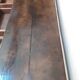 Monastery table, community table, 19th-century solid walnut console.