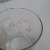 Deux anciens verres gobelets gravé Souvenir