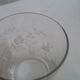 Two former glasses cups engraved Souvenir