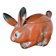Porcelain rabbit, zoomorphic box from the 60s-70s.