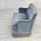 1970s, Danish 2-seater sofa, furniture velour, beech wood.