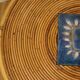 Rattan coffee table attributed Audoux Minnet