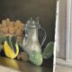 Oil on canvas, still life with fruit