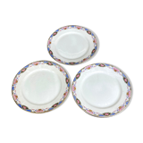3 assiettes Digoin - Art déco