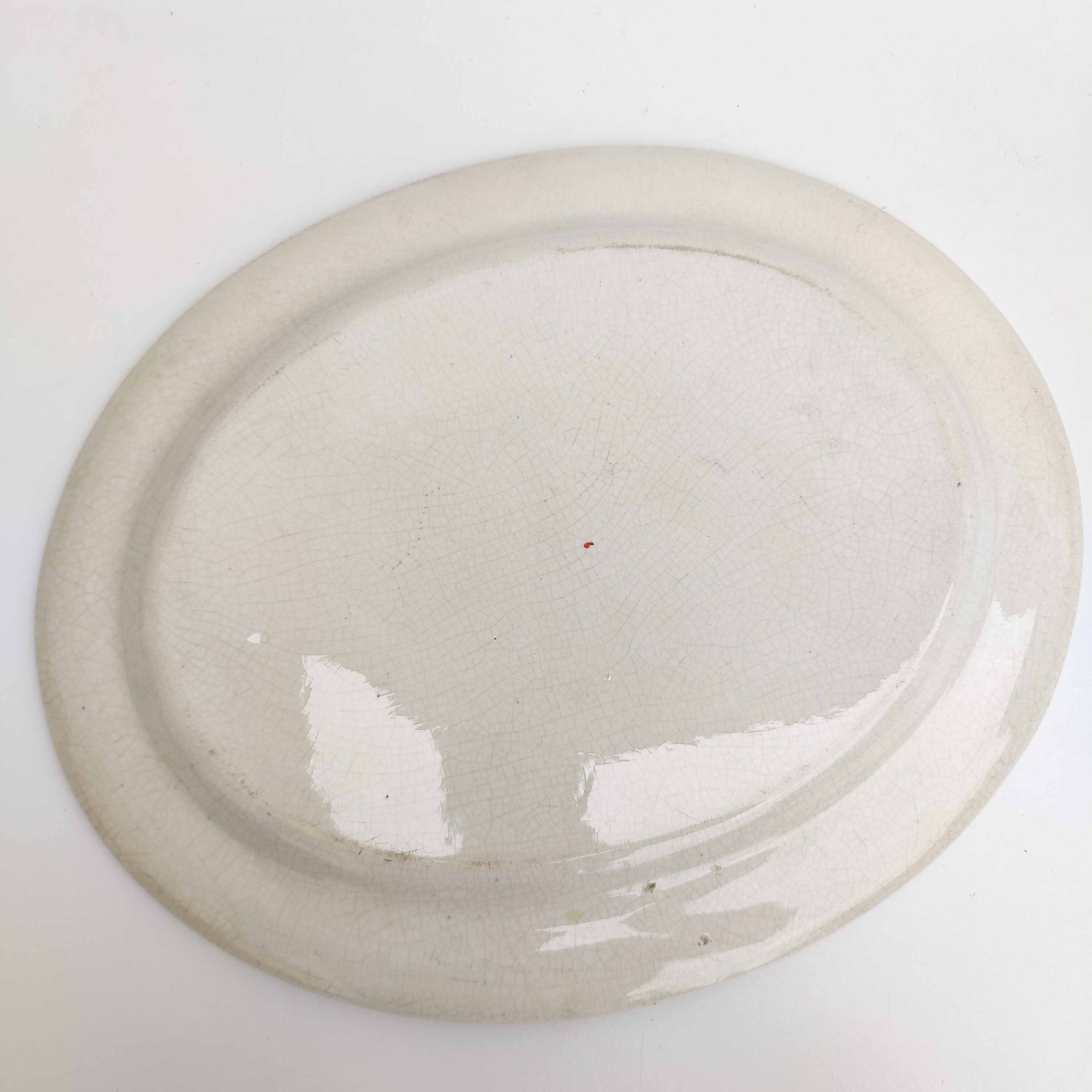 Porcelain dish decoration heron and bamboo