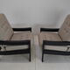 Pair of mid-century armchairs Leda Lux 1980's