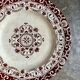 Small round dish Jules Vieillard - Bordeaux in iron earth, "Louis XV" service
