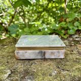 Onyx catchall box from the 1960s, vintage Italy.