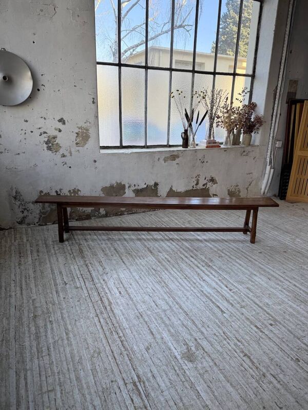 Banc de ferme chêne 250cm