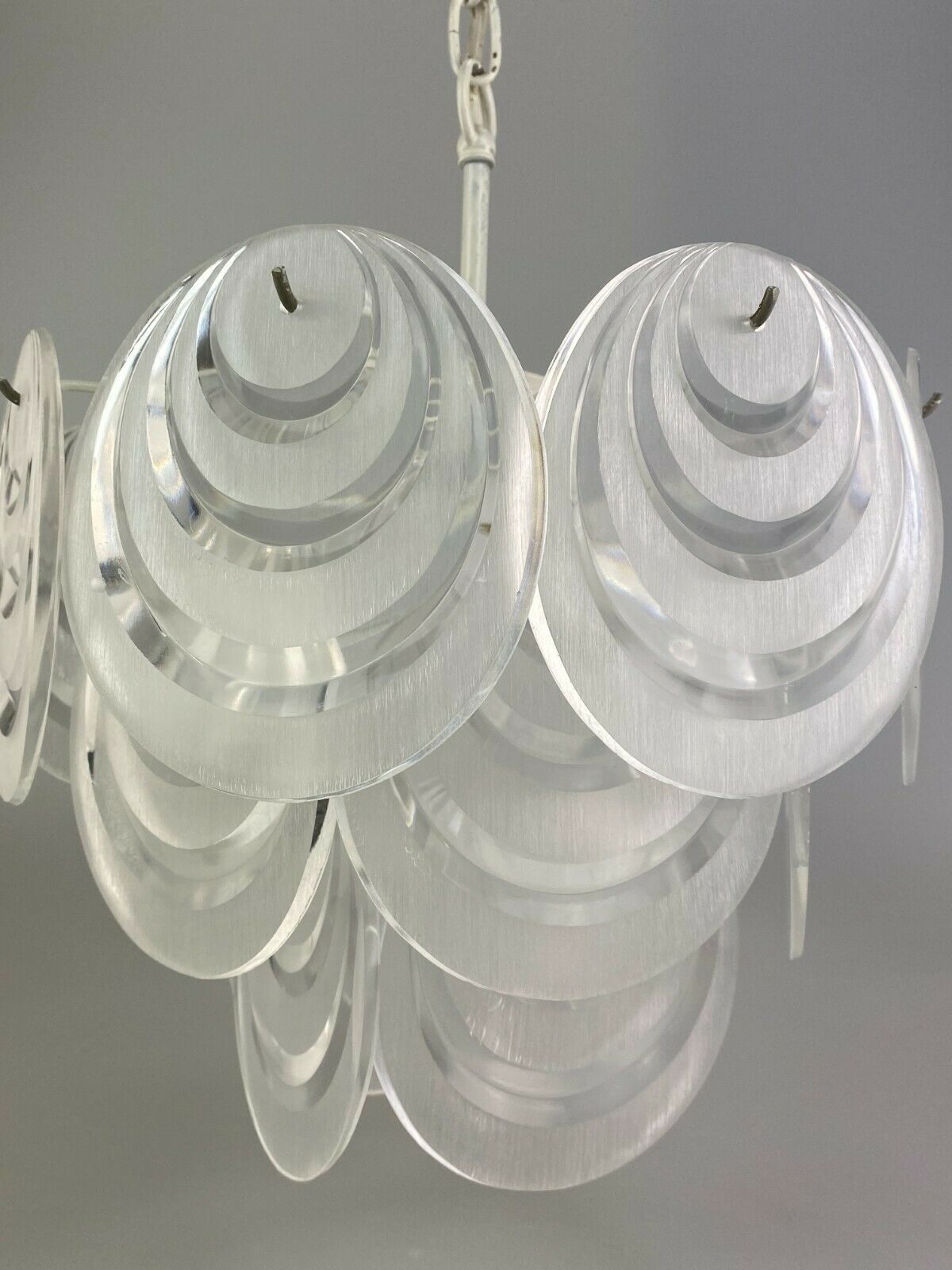 70s lamp light hanging lamp ceiling lamp space age design plastic 60s