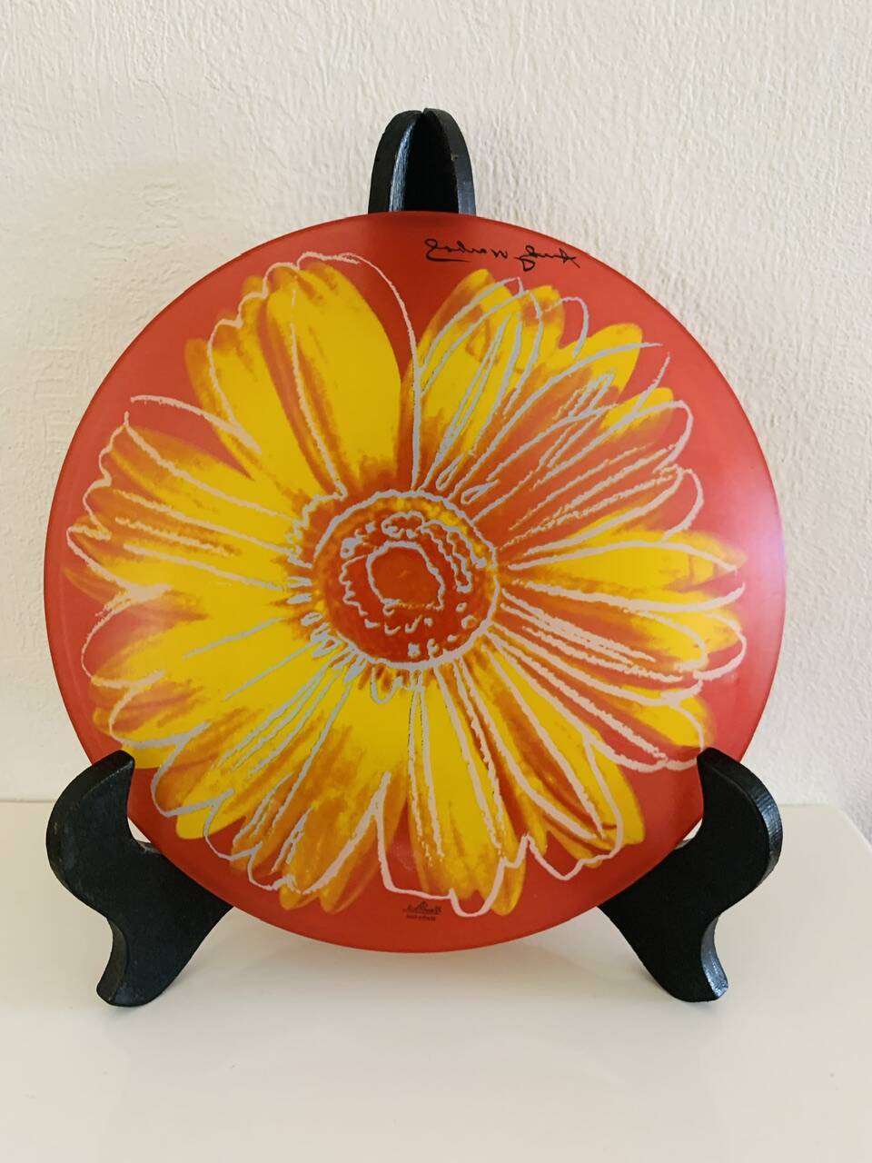 Daisy decorative plate by Andy Warhol, for Rosenthal, 1980s