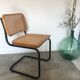 Chaise Breuer B32 noire hêtre
