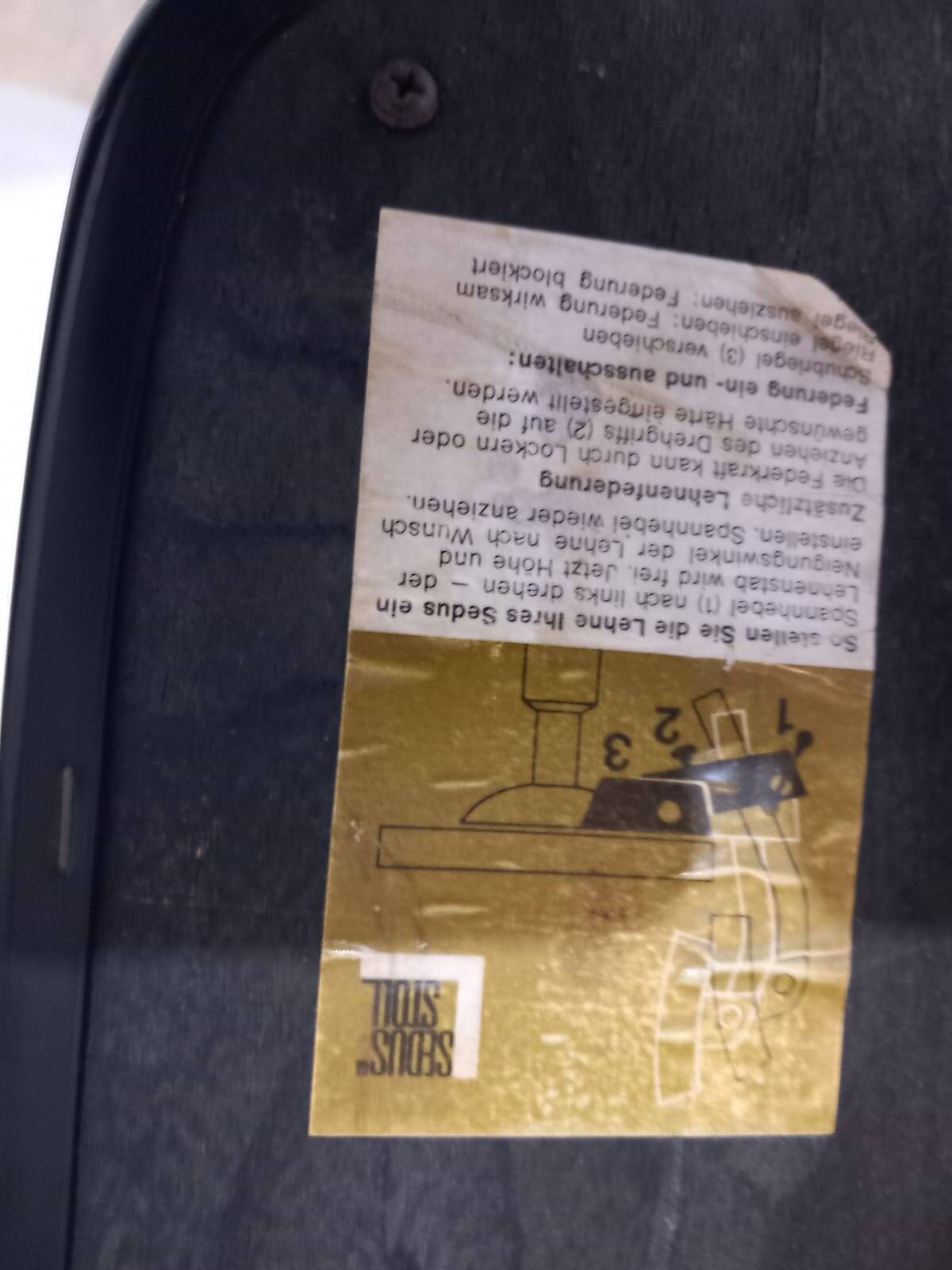 Sedus Stoll office chair from the 1970s, Germany