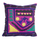 Vintage embroidered cushion cover 41x41 cm