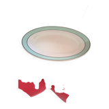 Plat ovale St Amant. Modéle Amanda.