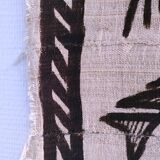 Vintage Korhogo Senoufo canvas tapestry L.103 cm