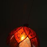 Chandelier pendant lamp in the shape of an artichoke design from the 70s