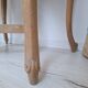 Occasional table, antique desk in solid oak in Louis XV style.