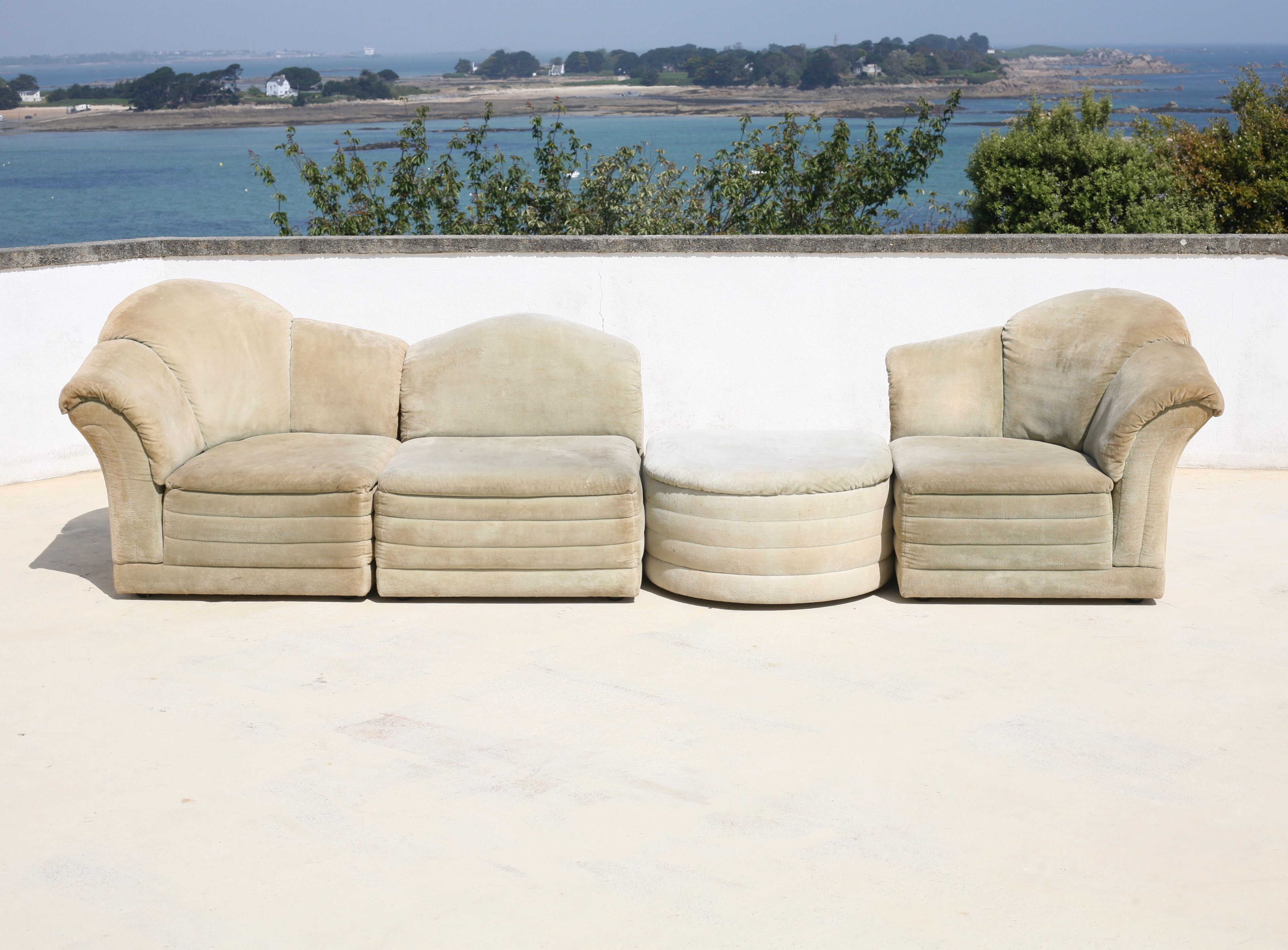 Modular sofa "waves". Roche-Bobois. France, circa 1970