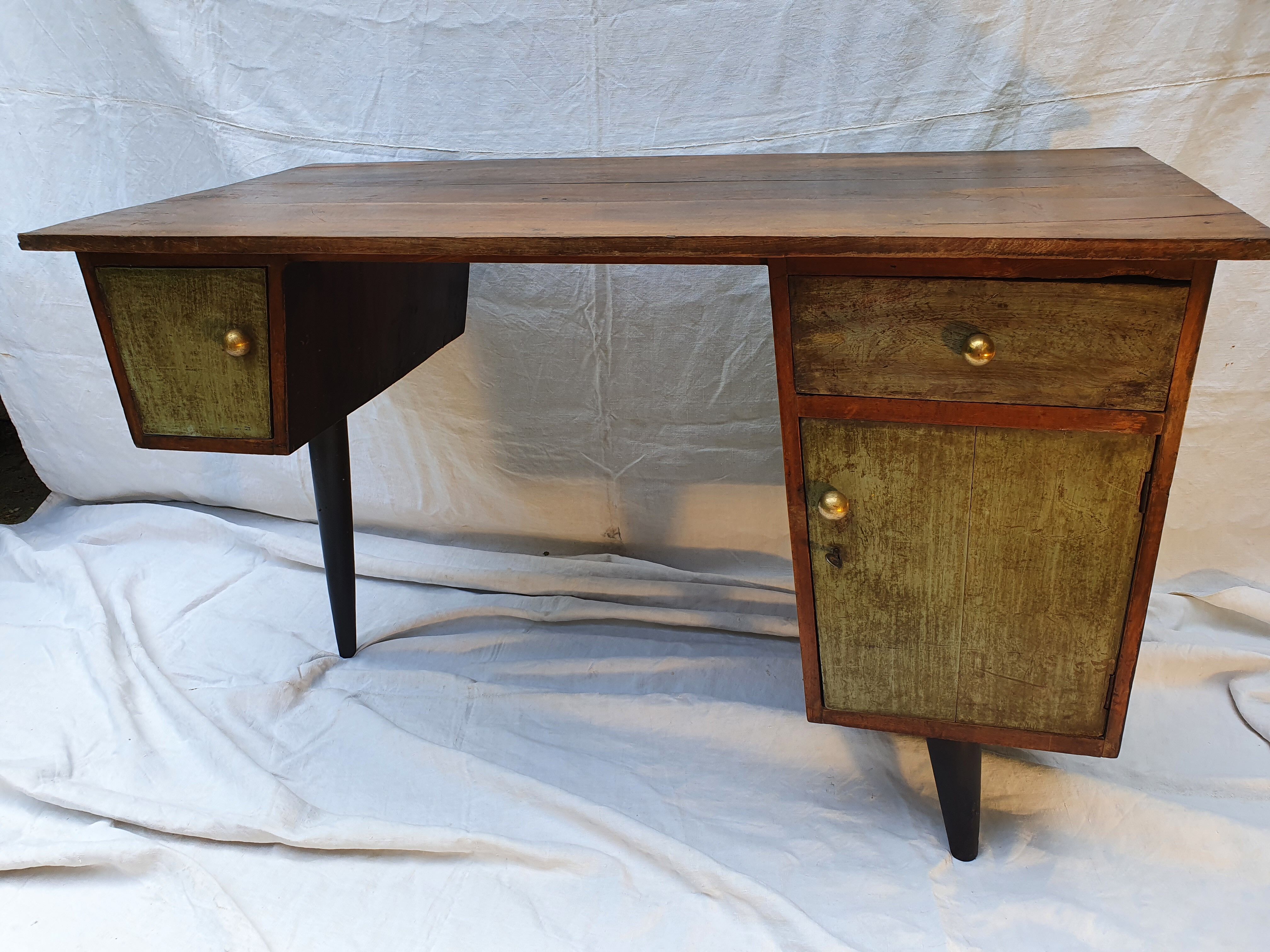 Dutch 1950 teak office