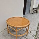 Table basse en rotin, 1960