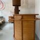 70s vintage rattan bar