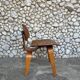 DCW chair in walnut by Charles & Ray Eames for Herman Miller, 1950-53