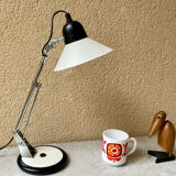 Aluminor articulated desk lamp France vintage 70s