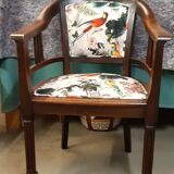 Office armchair art deco tapestry