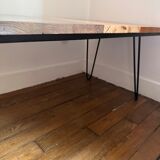 Solid wood coffee table