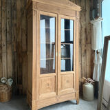 Art Deco display cabinet in oak (renovated)