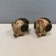 Ceramic elephants as a salt and pepper set made for Danish Søholm 1970-1980s.