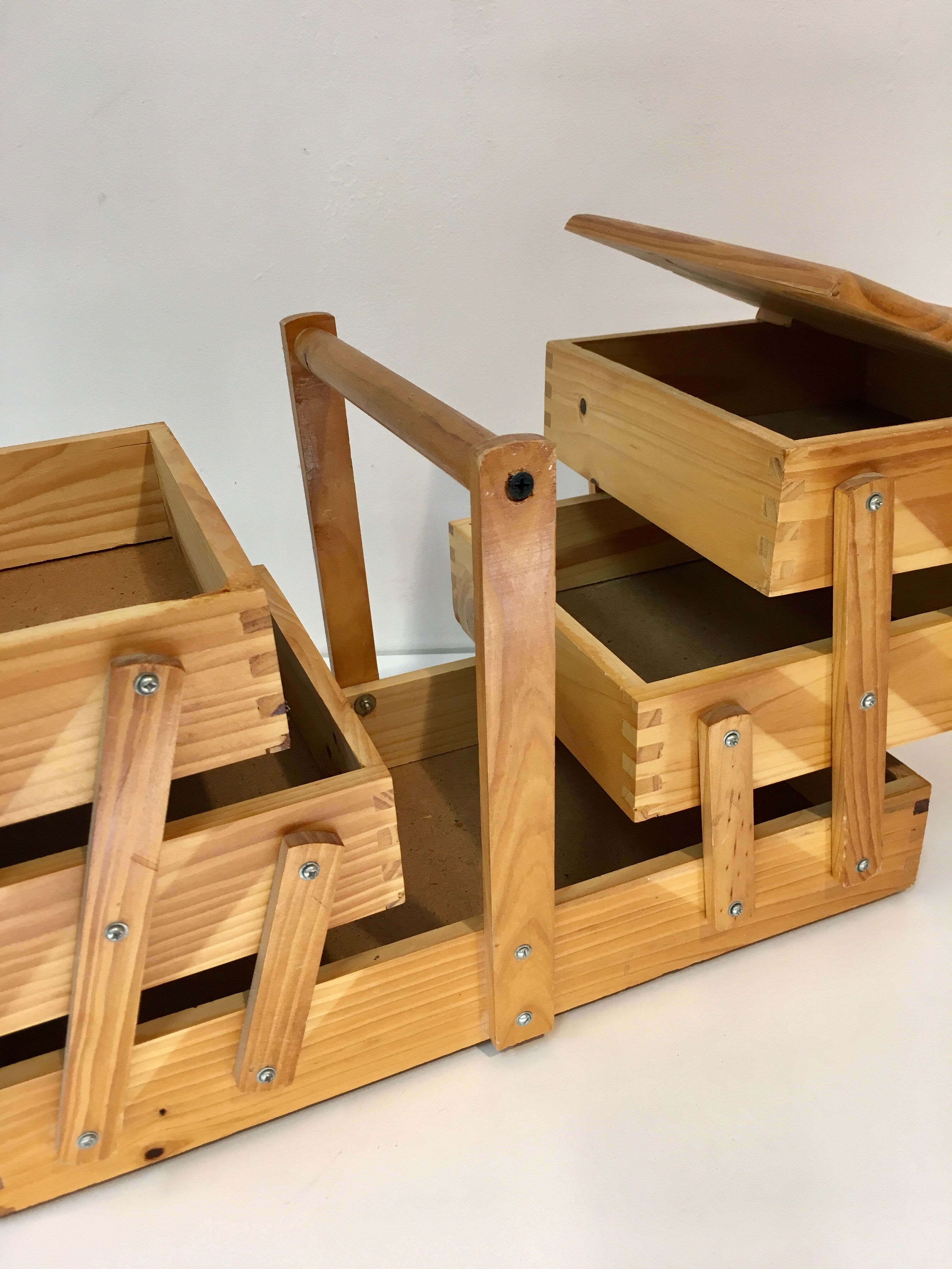 Vintage sewing basket