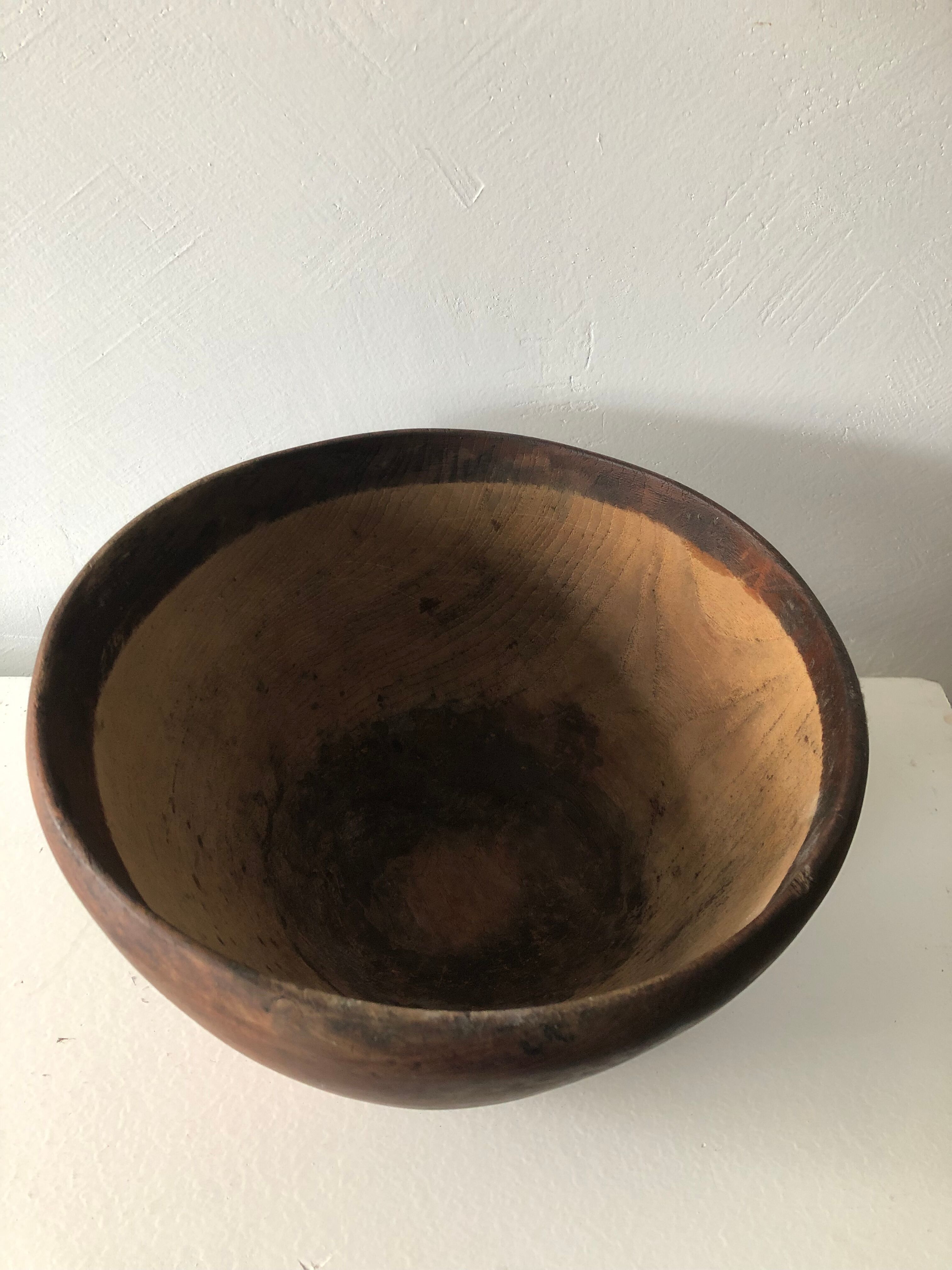 Salad bowl in vintage teak