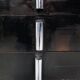1930's modernist desk in black lacquered metal