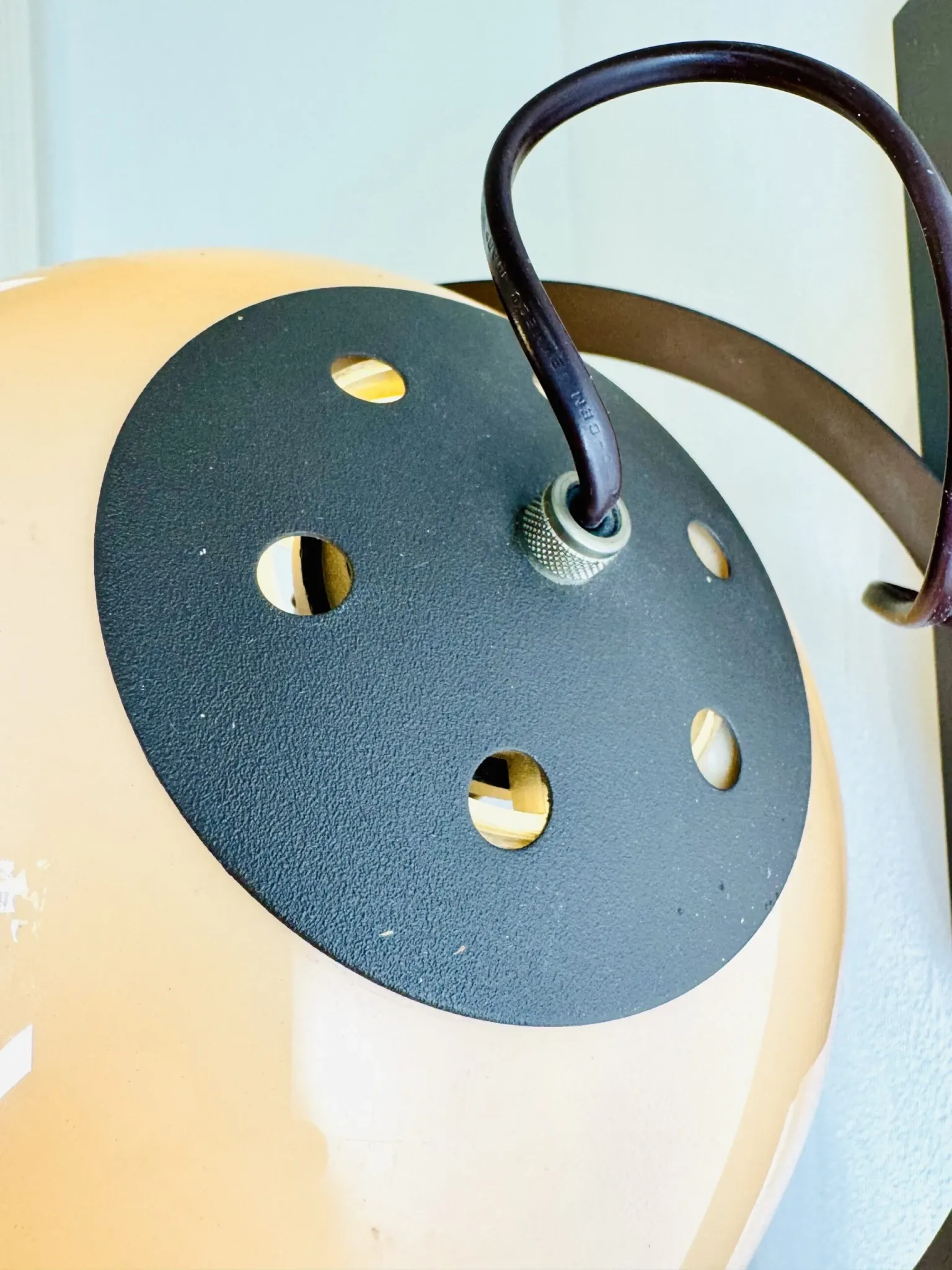 Sphere Rotating Wall Lamp By Dijkstra, The Netherlands, 1970S