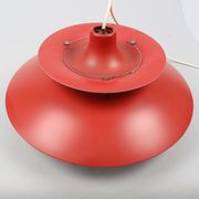 PH 5 red ceiling light by Poul Henningsen for Louis Poulsen, Denmark, 1980s