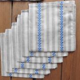 12 linen napkins