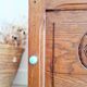 Chevet petit meuble caisson art déco bois