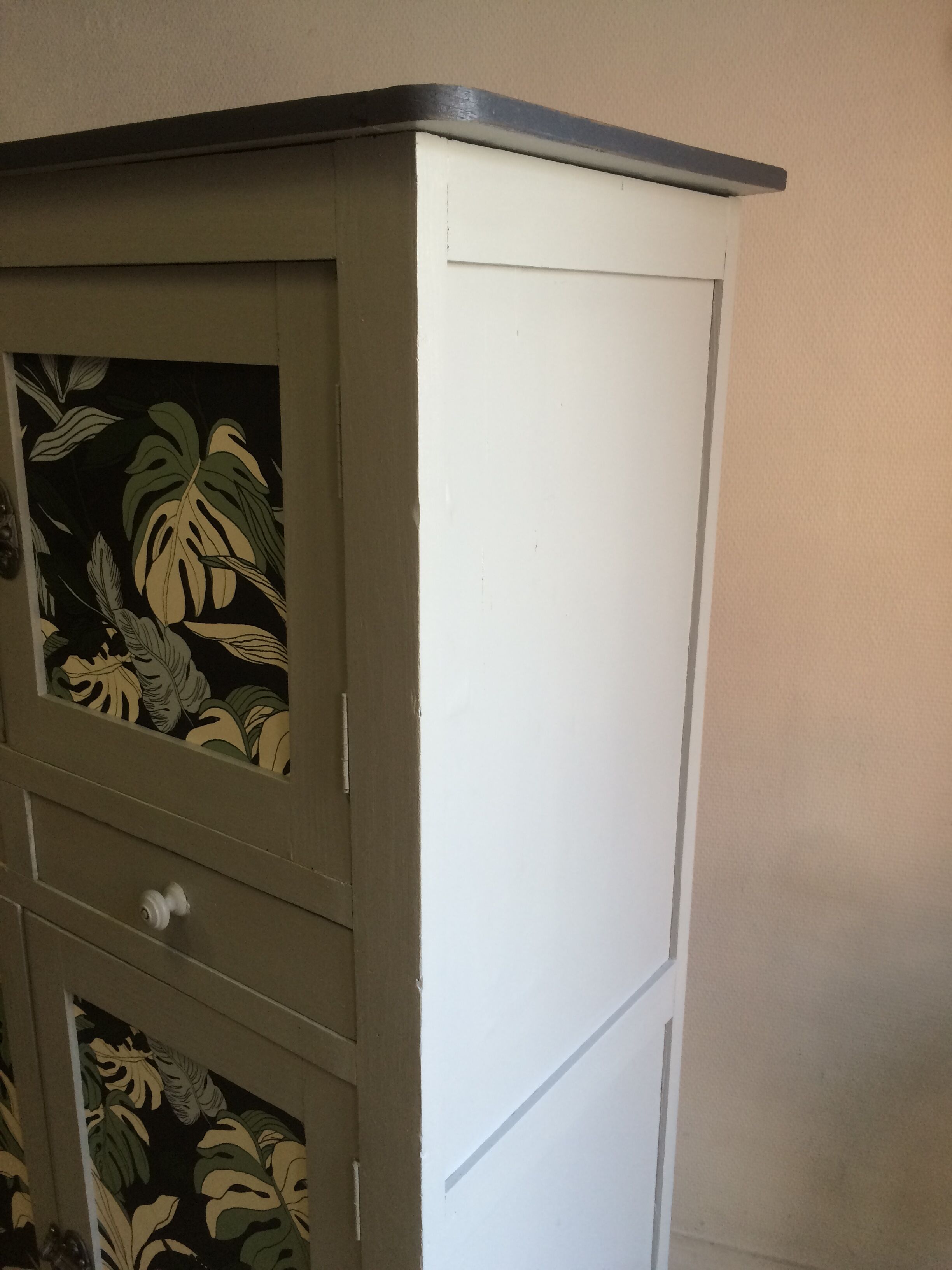 Armoire parisienne vintage palmier