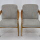 Paire de fauteuils en hêtre, Tchécoslovaquie, 1970