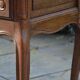 Two oak bedside tables.