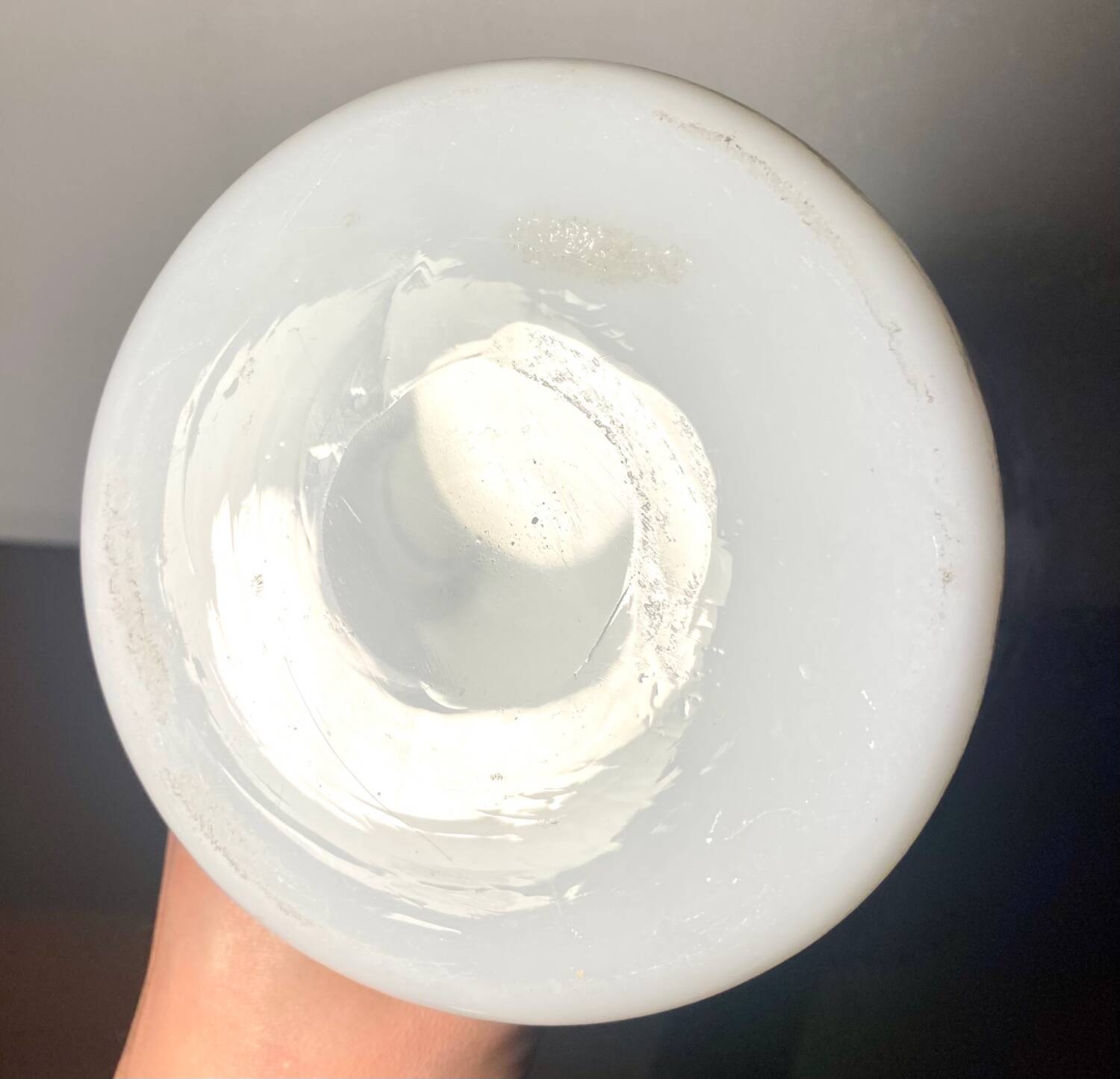 Jean-françois robert baccarat vase opaline peint main