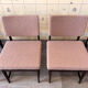 Ensemble de six chaises de salle à manger belges