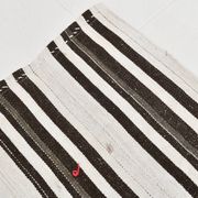 Tapis Kilim vintage rayé contemporain, 206 x 304 cm