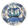 Iznik dish caravel decoration mid-20th century CB marking